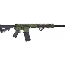 LWRC LWRC IC-DI ICDIR3ODG16 Rifle, 300 AAC Blackout, 16.1" Barrel, 30+1, Semi-Auto, Threaded Barrel, OD Green