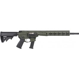 LWRC LWRC International IC-9 Carbine ICR9ODG16 Rifle, 9mm, 16" Threaded Barrel, 27 RDS, Delayed Blowback, OD Green, Ambi Controls