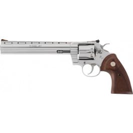 Colt Defense PYTHONSP8WTS Python .357MAG 8" SS Adjustable Sight Walnut Revolver