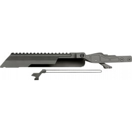 Midwest Industries MIAKALPHARTC AK Alpha Series Railed Top Cover Black Anodized