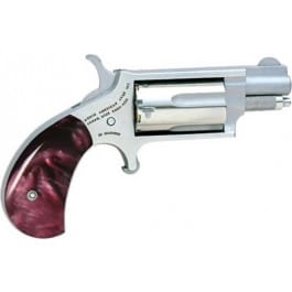 North American Arms NAA-22MS-GP-PR 22 Magnum Mini Revolver 1 1/8" Barrel Purple Pearl Grip