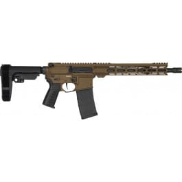 CMMG Banshee Mk4 55AC20A-MB Pistol, 5.56 NATO, 12.5" Barrel, 30 Rounds, Semi-Auto, Midnight Bronze, RIP Brace, M-LOK.