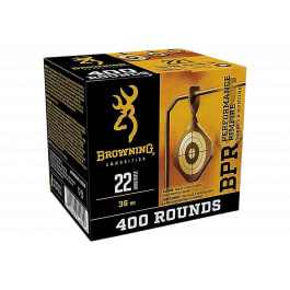 Browning Browning BPR 22 LR 400 Round 36gr Copper Plated Hollow Point Brass Case Ammunition