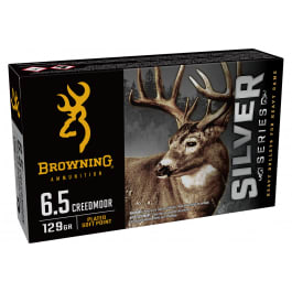 Browning Browning Ammo B192600651 Silver 6.5 Creedmoor 129 GR20 Per Box
