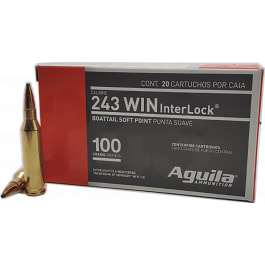 Aguila 8047AG 243 WIN Interlck 100 GR - 20rd Box