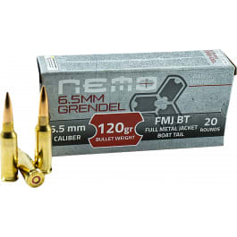 <em>Nemo</em> 65GNA-120-PPU 6.5GRN 120 GR FMJ BT - 20rd Box