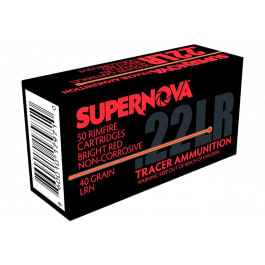 Piney <em>Mount</em>ain Ammunition PMSN22LRR <em>Red</em> Tracer Non-Corrosive 22 LR 40 GRLead <em>Round</em> Nose <em>50</em> Per Box/ 100 Case - 50rd Box