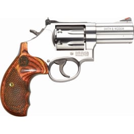 Smith & Wesson 150713 686 Plus Deluxe DA/SA .357 3" 7 Wood Stainless Revolver