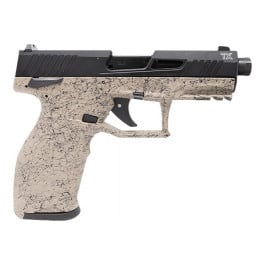 Taurus TX22 <em>Gen</em> <em>2</em> Semi-Automatic .22 LR Pistol, 4.60" Threaded Barrel,10+1 Capacity - Black Slide/FDE Splatter Cerakote Frame - 1-2TX22141SP3-10