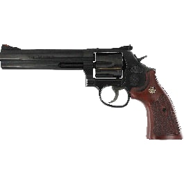 Smith & Wesson 150908 586 Classic DA/SA .357 6" 6 Wood Blued Revolver