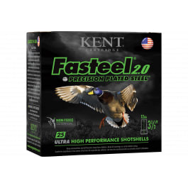 Kent Cartridge Kent Cartridge K1235Fs403 Fasteel 2.0 12 Gauge 3.50 1 3 8 Oz 3 Shot 25 Bx 10 Cs