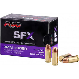 PMC 9SFX 9mm 124 SFXHP 20/50 - 50rd Box
