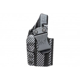 <em>Rounded</em> <em>Gear</em> GLKG43CFRHVAR Kydex <em>IWB</em> Black Kydex Fits Glock 43 Belt Clip Right Hand