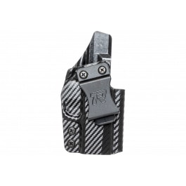 <em>Rounded</em> <em>Gear</em> SFAHELLCATCFRHVAR Kydex <em>IWB</em> Black Kydex Fits Springfield Hellcat Belt Clip Right Hand