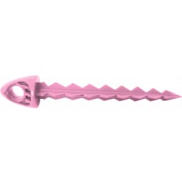 TargetTack Pink Polycarbonate Plastic 3" For Paper/Vinyl <em>Targets</em> 6 Pack