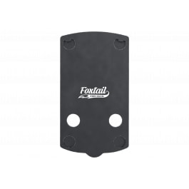 Foxtail Precision Foxtail Precision 100009 Red Dot Adapter Plate for Optics-Ready Pistol, 7075 Aluminum, Black Anodized, For Glock 43X/48 MOS/Springfield Armory OSP.