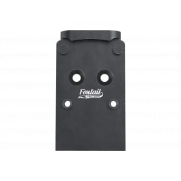 Foxtail Precision Foxtail Precision 100006 Red Dot Adapter Plate for Glock MOS, Black Anodized, Trijicon RMR/SRO & Holosun 407C/507C Compatibility.