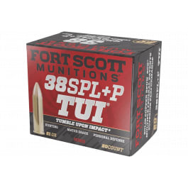 Fort Scott Munitions FSM 38+P-081-SCV 38SP +P 81 GR TUI - 20rd Box