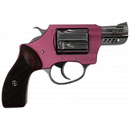 Charter Arms Coyote 53805 Revolver, .380 ACP, 2" Ported Barrel, 5-Round, Double/Single Action, Pink/High-Polish, Rosewood Grips, Optics-Ready.