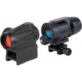 <em>Sig</em> <em>Sauer</em> Electro-Optics SORJMSR501 <em>Romeo</em>-<em>MSR</em> Gen II and Juliet5 Combo Kit Black 1x/5x 20 mm/42 mm 2 MOA Red Dot and Magnifier