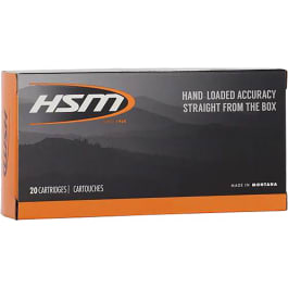 Hunting Shack HSM Bear Load 45-70 Government 300gr Jacketed Hollow Point Flat Nose Brass Case 20 Rounds
