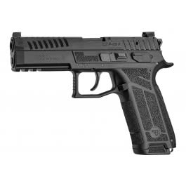 CZ USA  P-09 F Nocturne 9mm 4.53" Barrel 19rd Semi-Auto Pistol, Optics Ready W/ Enhanced Grip Frame - 01670