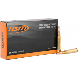 Hunting Shack HSM 7x57mm Mauser 140gr Jacketed Soft Point 20 Rounds Brass Case