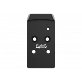 Foxtail Precision Foxtail Precision Rear Sight Dovetail Optic Adapter Plate for CZ P10, 7075 Aluminum, Black Anodized.