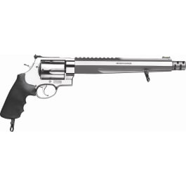 Smith & Wesson 170262 460 Performance Center XVR with Rail DA/SA .460 S&W Mag 10.5" 5 Black Synthetic Stainless Revolver