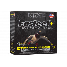 Kent Cartridge Kent Cartridge K203FSP282X4 Fasteel + 20GA 3" 1oz 2/4 Shot 25 Per Box