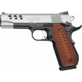 Smith & Wesson 170344 1911 Performance Center DAO 45 ACP 4.25" 8+1 Custom Wood G10 Grip Black