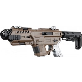 Recover Tactical P-IX+Basic PG9 Metal Front Guard Stock, Tan, MPN: PIXPBST02, For Glock Pistols, Polymer/Metal.