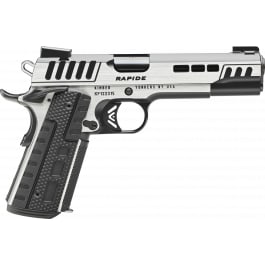 <em>Kimber</em> Mfg.,inc 3000425 Rapide Scorpius 8+1 5" Black KimPro II w/ Brush Polished Flats Stainless Steel Slide G10 Grip