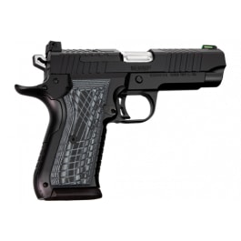 <em>Kimber</em> Mfg.,inc 3100010 <em>KDS9C</em> 9mm 15+1 4.09" KimPro Black Front and Rear Serrations Stainless Slide Gray and Black G10 Crosshatch Grip