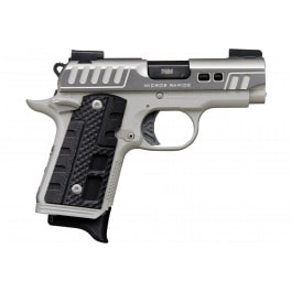 <em>Kimber</em> Mfg.,inc 3300223 Micro 9 Rapide Black Ice 7+1 3.15" Silver/Grey KimPro II Black G10 Grip