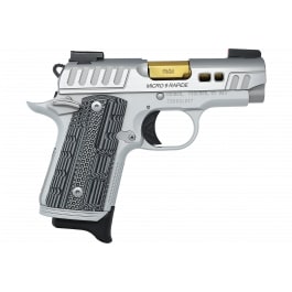 <em>Kimber</em> Mfg.,inc 3300230 Micro 9 Rapide Dawn 7+1 3.15" Brushed Stainless/Silver KimPro II Grey/Black G10 Grip