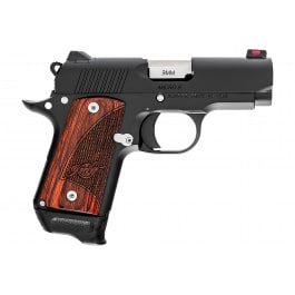 <em>Kimber</em> Mfg.,inc 3300241 Micro 9 RTC 9mm 7+1 3.15" Black KimPro II Stainless Slide Rosewood Grip