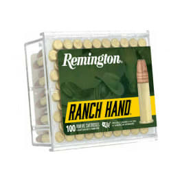 Remington Ammunition R21273 Ranch Hand Rimfire 22LR 38 GR Copper Plated Hollow Point 100 Per Box