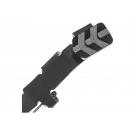 Tyrant Cnc TDGSTOP24BLK <em>Extended</em> <em>Slide</em> <em>Release</em> - Compatible With Glock 9mm Gen 2-4 Pistols, Black 6061 Aluminum