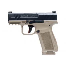Canik HG7882BD-N Mete MC9L, 9mm Semi-Automatic Pistol, 3.18" Barrel, Optic Ready, 2-17rd Magazines, Holster, Magazine Loader, Black Slide w/ FDE Frame