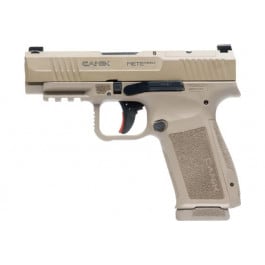 Canik HG7883D-N Mete MC9LS 9mm Semi-Automatic Pistol, 3.63" Barrel, Optic Ready, 2-17rd Magazines, Holster, Magazine Loader, FDE