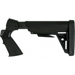 ATI Outdoors Shotforce Shotgun Stock Black, Fits 12/20 Gauge Maverick 88, Mossberg 500 Series, Remington 870, Winchester 1200/1300, GEN2 TactLite 6-Position Adjustable, Glass Reinforced Polymer.