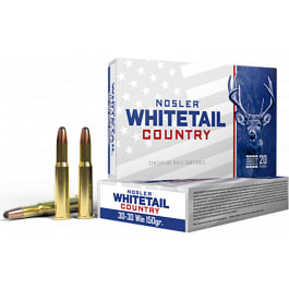 Nosler Nosler 40135 Whitetail Country 30-30Win 150 GR Spitzer Boat Tail 20 Per Box