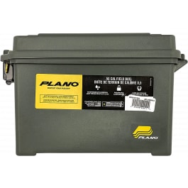 Plano Plano Field Box 171250 OD Green Polymer Ammo Storage, 4-Box Capacity, Water-Resistant, MPN 171200