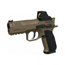 <em>CZ</em> USA 86155 <em>Shadow</em> <em>2</em> Compact OR Burnt Bronze w/HOLOSUN 508T-RD