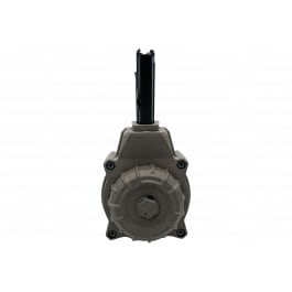 ProMag DRMA80-FDE AR-Style Drum Magazine 55rd 5.7x28mm DuPont Zytel Polymer Flat Dark Earth