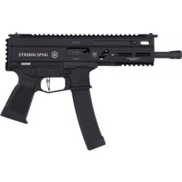 Global Ordnance 850003223056 Power Stribog SP9A1 8" Barrel 30 RD Mag w/ Brace Black