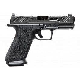 Shadow Systems SS3040CA <em>XR920</em> Elite 9mm 10+1 Black Nitride Optic Cut/Serrated/Window Cut Stainless Slide Black Interchangeable Backstrap Grip *CA Compliant