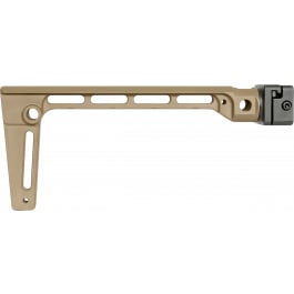 Midwest <em>Industries</em> MIARMSFFDE Arm Brace Side Folding Stock Flat Dark Earth 6061 Aluminum Fixed