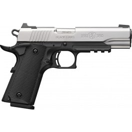 Browning 051120492 1911-380 SS 4.25"FS 8rd Black/SS w/RAIL*